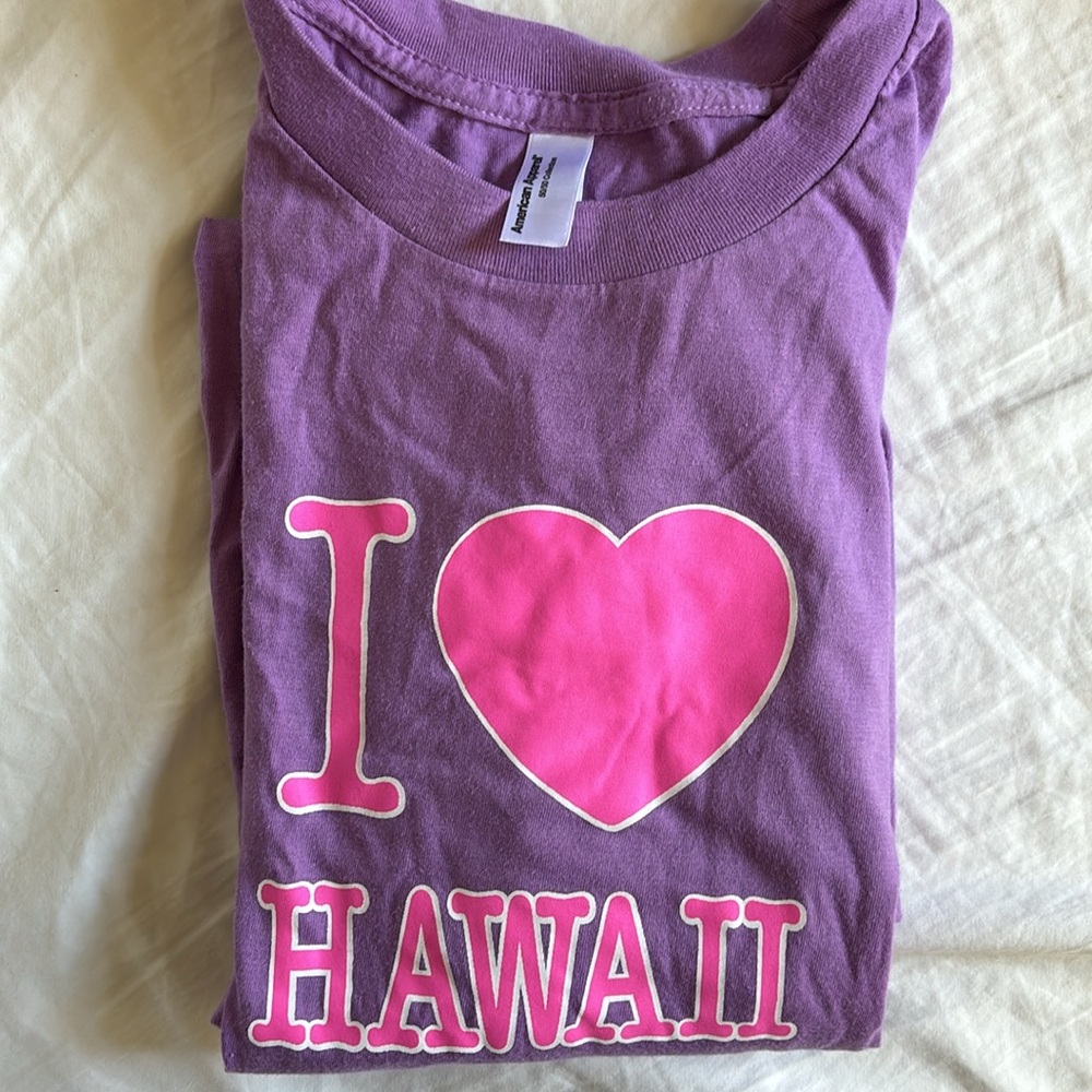 American Apparel I ❤️ Hawaii T Shirt